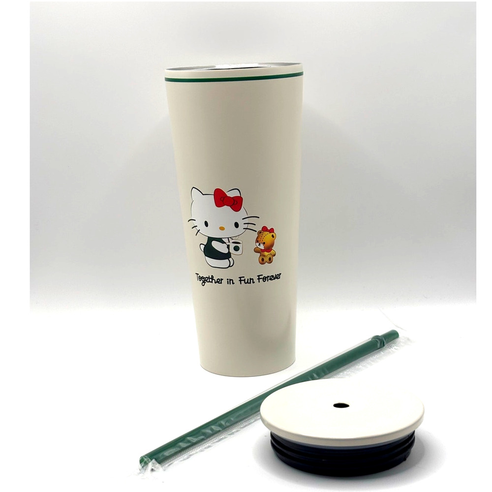 LTD Edition Starbucks Hello Kitty Insulated Steel Cold Cup with Box - New